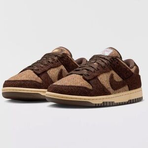 NIB Nike Women's Dunk Low x Harris Tweed® Sesame & Violet Mist- W9